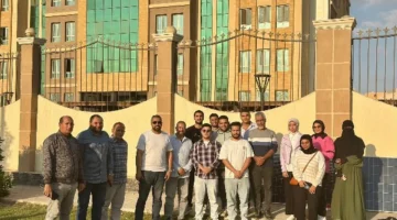 رئيس جهاز العبور يلتقي طلاب المعهد العالي لدعم مشروع طاقة شمسية ريادي